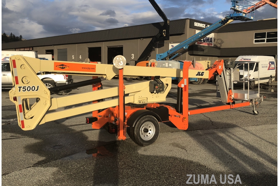 2012 JLG T500J Trailer Mounted Boom Lift